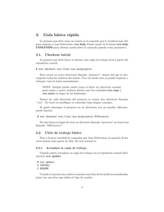 Tutorial de subvesion