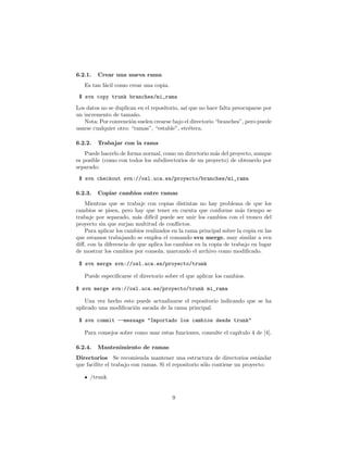 Tutorial de subvesion