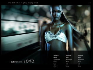 home  about  who we are  gallery  shopping  contact x subway series  |   one Women’s Men’s Accessories Pants hats shirts Women’s Men’s Accessories Pants hats shirts Women’s Men’s Accessories Pants hats shirts 