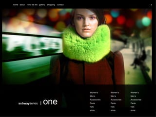 home  about  who we are  gallery  shopping  contact x subway series  |   one Women’s Men’s Accessories Pants hats shirts Women’s Men’s Accessories Pants hats shirts Women’s Men’s Accessories Pants hats shirts 