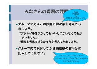 Keep
            Problem
              Try
        T


•

    •

    •

•
 