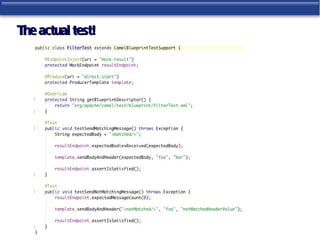 The actual test!
 