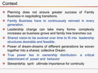 Generational Continuity Succeeding generations | PDF