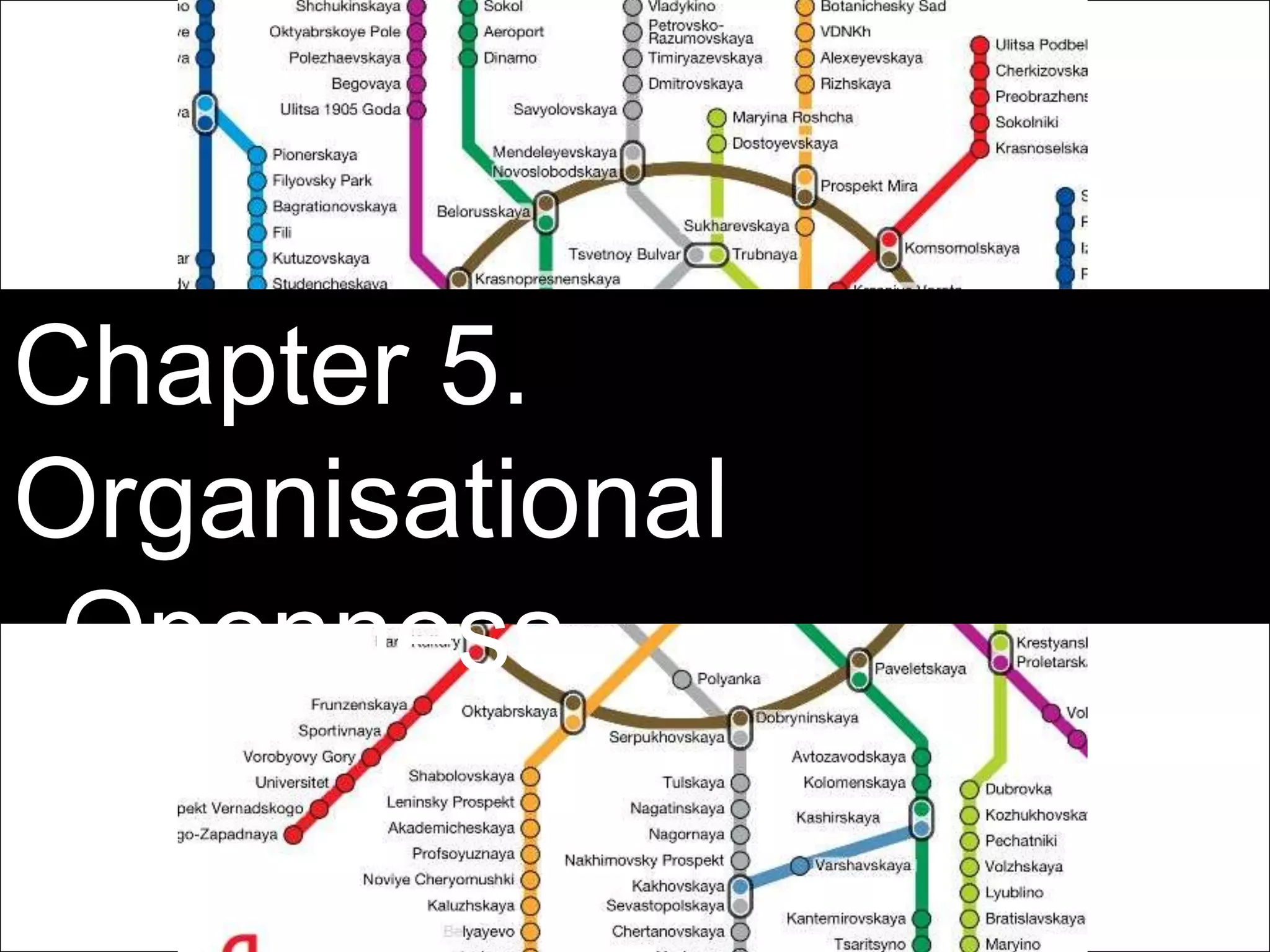 Page 22 | Social Business Pioneers
Chapter 5.
Organisational
Openness
 