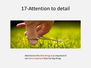 17-Attention to detail
 