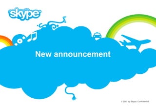New announcement 