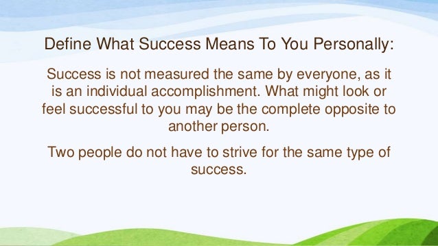 define successful