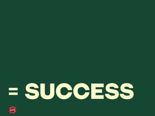 What's the formula for success? 