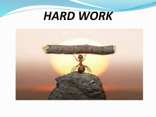 HARD WORK
 