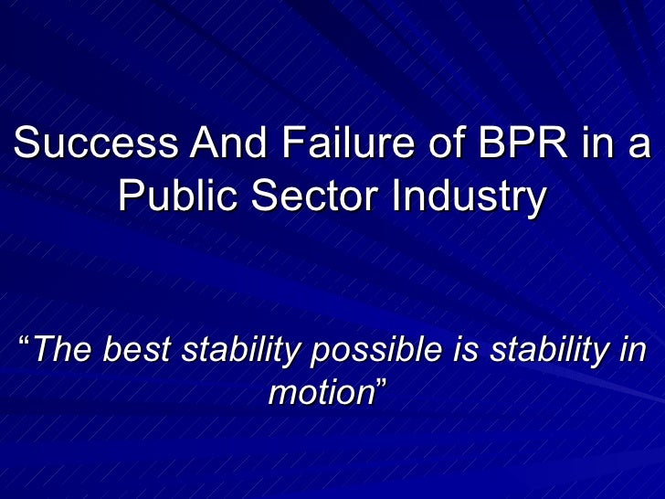 Business process reengineering case study india
