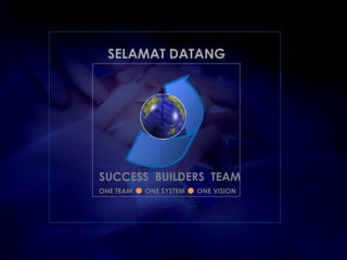 SUCCESS  BUILDERS  TEAM ONE TEAM ONE SYSTEM ONE VISION SELAMAT DATANG 