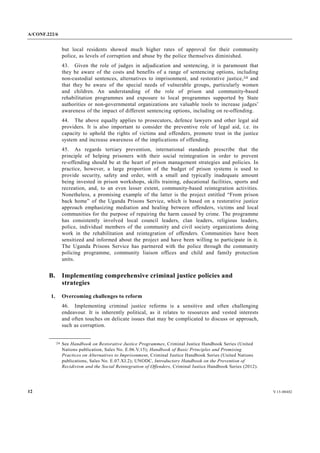 Success and challenges in implementing comprehensive crime prevention ...
