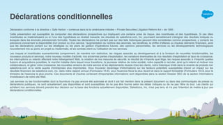 Déclarations conditionnelles
Déclaration conforme à la directive « Safe Harbor » contenue dans la loi américaine intitulée « Private Securities Litigation Reform Act » de 1995 :
Cette présentation est susceptible de comporter des déclarations prospectives qui impliquent une certaine prise de risque, des incertitudes et des hypothèses. Si ces dites
incertitudes se matérialisaient ou si l’une des hypothèses se révélait inexacte, les résultats de salesforce.com, inc. pourraient sensiblement s’éloigner des résultats indiqués ou
évoqués dans les énoncés prévisionnels formulés. Toutes les déclarations ne portant pas sur des faits historiques peuvent être considérées comme prospectives, y compris les
prévisions concernant la disponibilité d'un produit ou d'un service, l'augmentation du nombre des abonnés, les bénéfices, le chiffre d'affaires ou d'autres éléments financiers, ainsi
que les déclarations portant sur les stratégies ou les plans de gestion d'opérations futures, des opinions personnelles, les services ou les développements technologiques
nouvellement mis au point, en projet ou modernisés, et les contrats client ou l'utilisation de nos services.
Les risques et incertitudes susmentionnés comprennent, de manière non restrictive, les risques associés au développement et à la livraison de nouvelles fonctionnalités, les
nouveaux produits et services, notre nouveau modèle d'activité, nos anciennes pertes d'exploitation, les variations éventuelles de nos résultats d'exploitation et taux de croissance,
les interruptions ou retards affectant notre hébergement Web, la violation de nos mesures de sécurité, le résultat de n'importe quel litige, les risques associés à n'importe quelles
fusions et acquisitions possibles, le marché instable dans lequel nous travaillons, la jeunesse relative de notre société, notre capacité à recruter, ainsi qu'à retenir et motiver nos
collaborateurs, et gérer notre croissance, les nouvelles versions de notre service et les déploiements réussis chez les clients, notre historique limité dans la revente de produits non
salesforce.com et la vente auprès d'entreprises plus importantes. Vous trouverez davantage d'informations sur les facteurs potentiels susceptibles d'avoir un impact sur les
résultats financiers de salesforce.com, inc. dans notre rapport annuel (Formulaire 10-K), pour l'exercice fiscal le plus récent et dans le rapport trimestriel (Formulaire 10-Q) pour le
trimestre de l'exercice le plus proche. Ces documents et d'autres contenant d'importantes informations sont disponibles dans la section Dossier SEC de la section Informations
Investisseurs de notre site Web.
Les services ou les fonctionnalités dont la fourniture n'a pas encore été autorisée et dont il est fait mention dans le présent document ou dans des communiqués de presse ou
déclarations publiques, ne sont actuellement pas disponibles et sont susceptibles de ne pas être fournis selon les délais indiqués ou de ne pas l'être du tout. Les clients qui
achètent nos services doivent prendre leur décision sur la base des fonctions actuellement disponibles. Salesforce, Inc. n'est pas tenu et n'a pas l'intention de mettre à jour ces
déclarations conditionnelles.
 