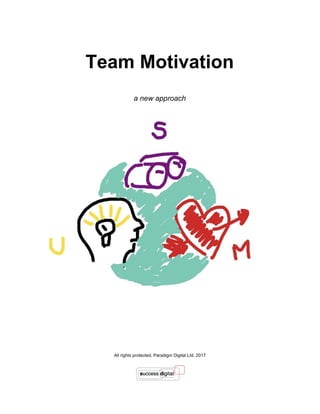 Team Motivation
a new approach
All rights protected, Paradigm Digital Ltd, 2017
 