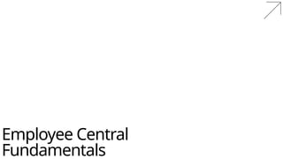 Employee Central
Fundamentals
 
