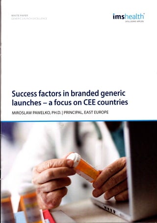 Success factors in branded generic launches
