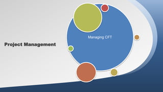 Project Management
Managing CFT
 