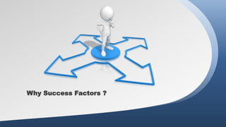 Why Success Factors ?
 