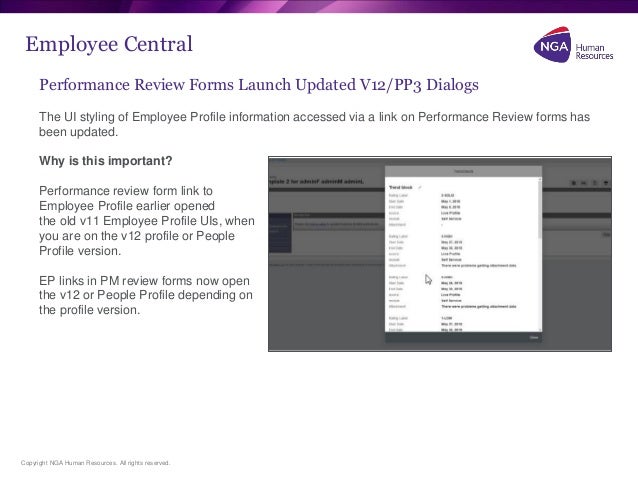 employee profile forms
