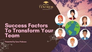 Success Factor to Transform Your Team by Sunu Prabowo