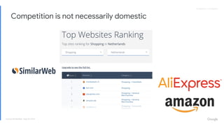 Proprietary + ConfidentialProprietary + Confidential
Competition is not necessarily domestic
Source: SimilarWeb - Sept 25, 2018
 