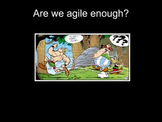 Are we agile enough? 