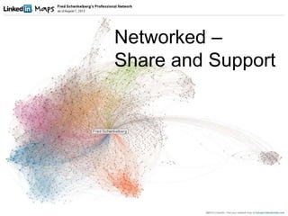 Networked –
Share and Support
 