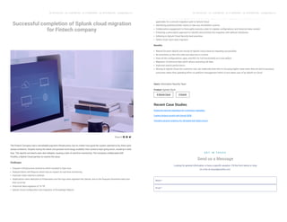 Seamless Migration to Splunk Cloud for Fintech Payment Infrastructure | PDF