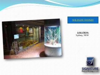 WILDLIFE SYDNEY
LOCATION:
Sydney, NSW