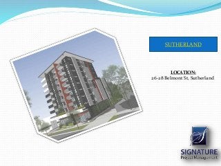 SUTHERLAND
LOCATION:
26-28 Belmont St, Sutherland