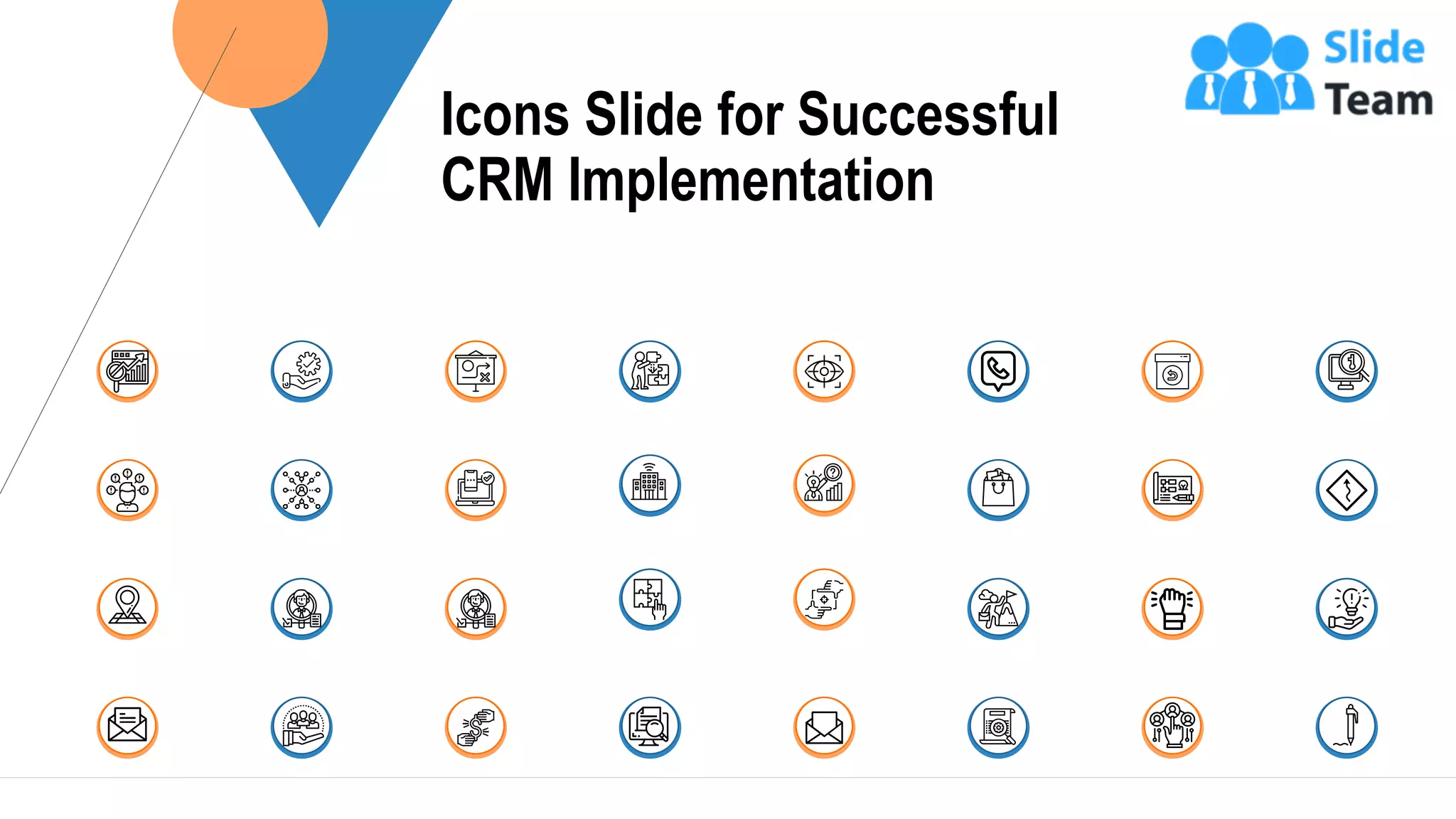 Icons Slide for Successful
CRM Implementation
28
 