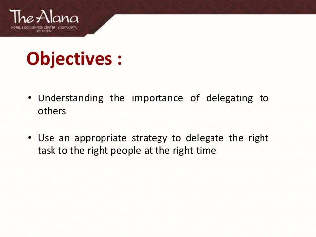Successful Delegation