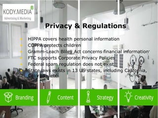  2003 L-Soft
Privacy & Regulations
• HIPPA covers health personal information
• COPPA protects children
• Gramm-Leach Bliley Act concerns financial information
• FTC supports Corporate Privacy Policies
• Federal spam regulation does not exist
• State laws exists in 13 US states, including California,
Colorado, etc.
 