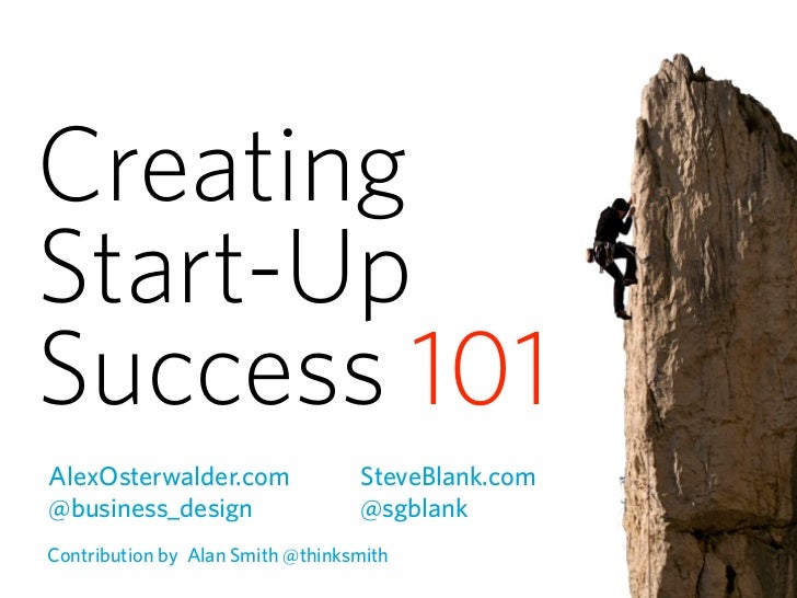 Creating Start Up Success - 