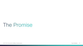 Cisco Confidential 22© 2013-2014 Cisco and/or its affiliates. All rights reserved.
 