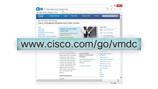 www.cisco.com/go/vmdc
32
 