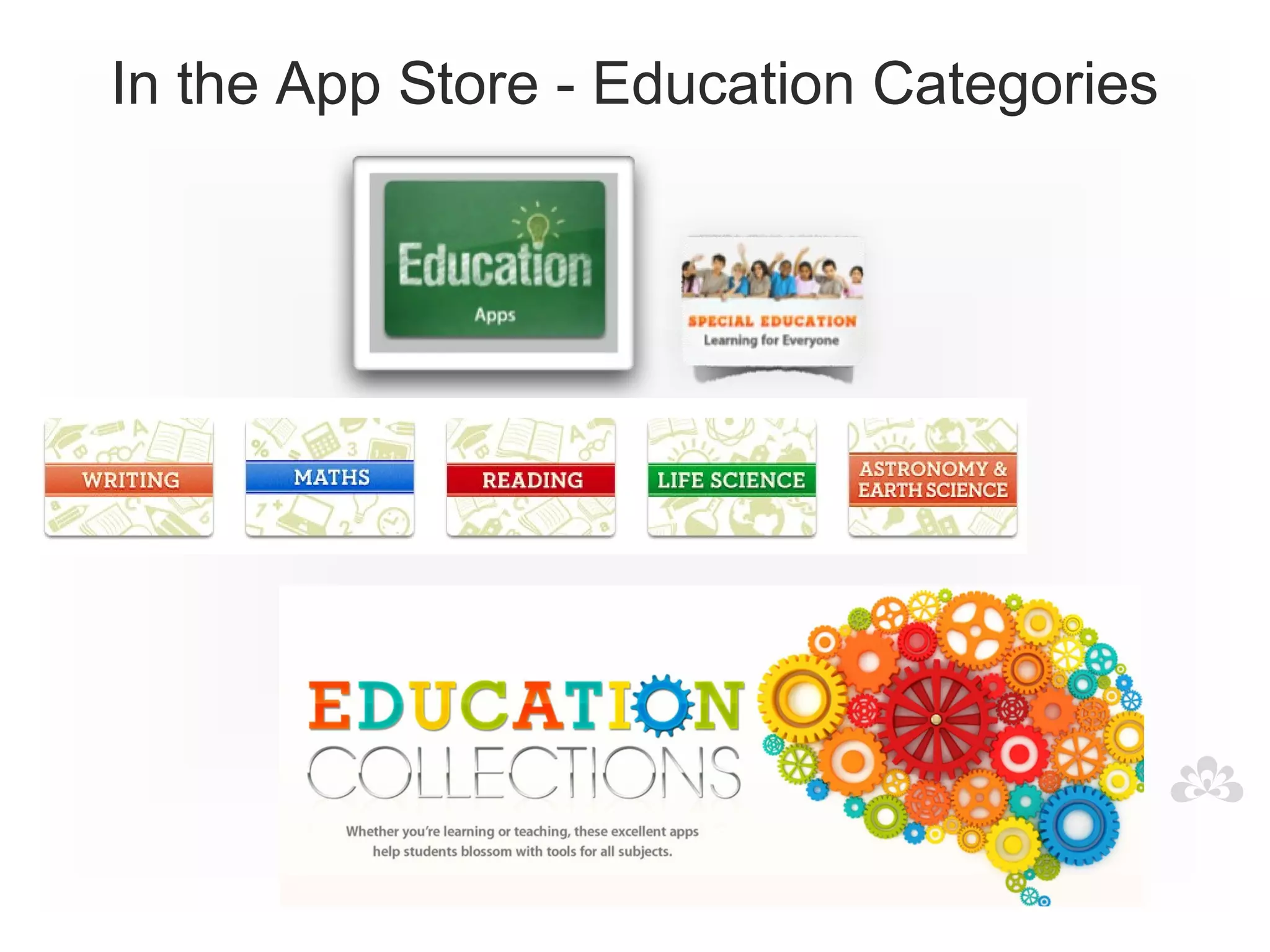 In the App Store - Education Categories
 