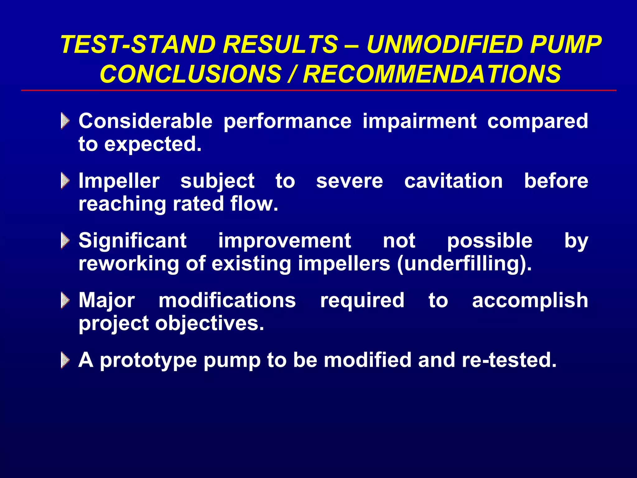 Pump Performance Modification Successful Modification of Vertical-Turbine Pumps for Capacity and ...