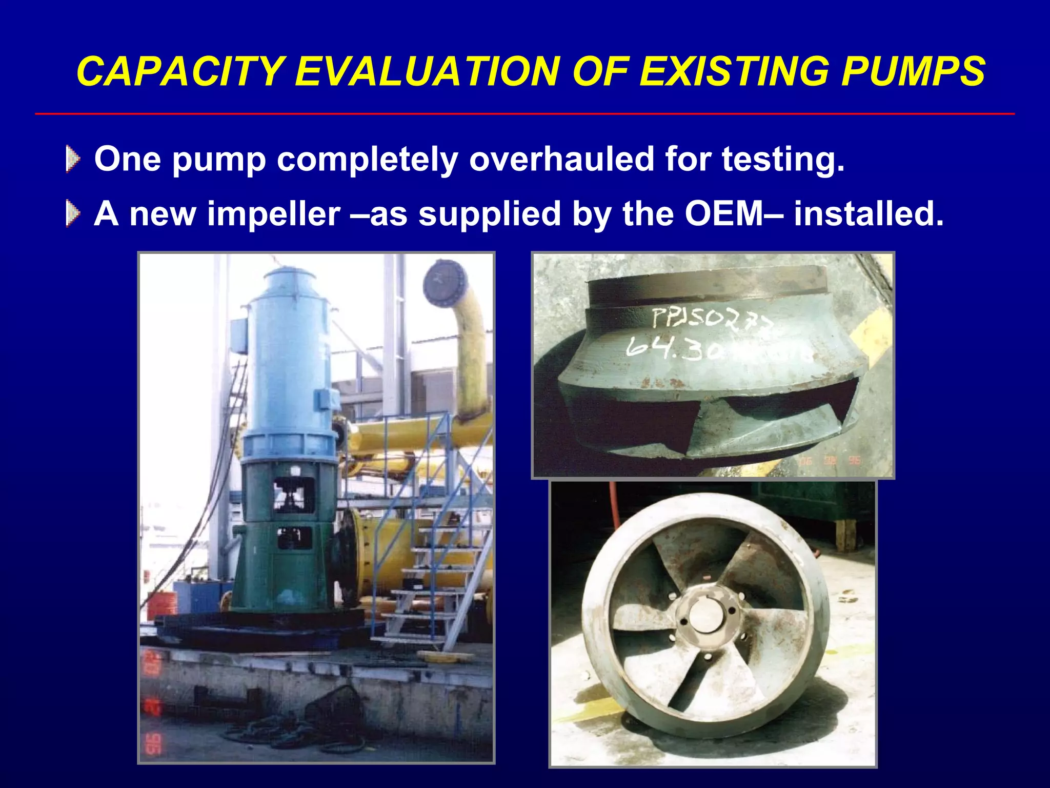 Pump Performance Modification Successful Modification of Vertical-Turbine Pumps for Capacity and ...