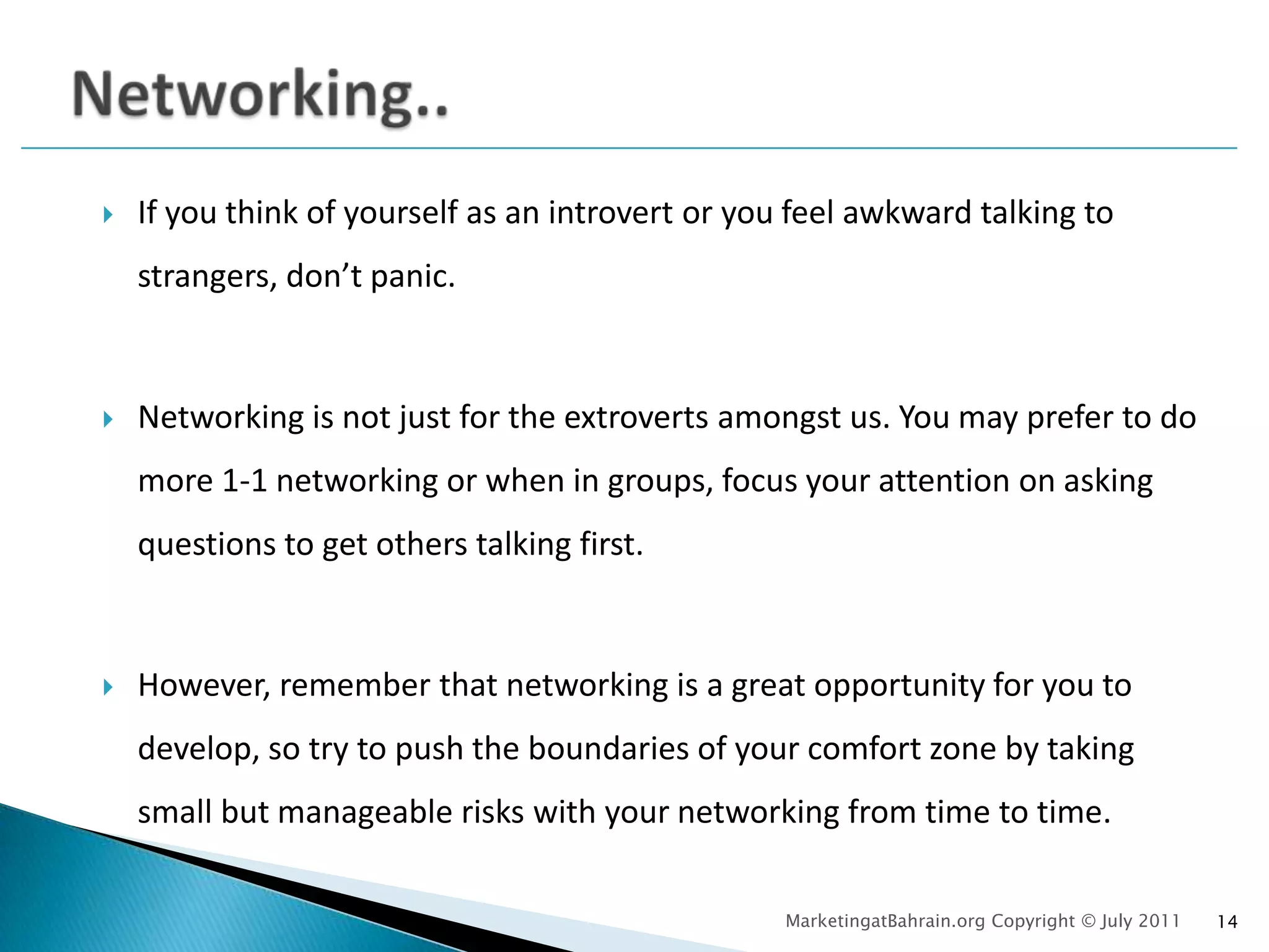 Explore or market self employed business opportunities you are developing