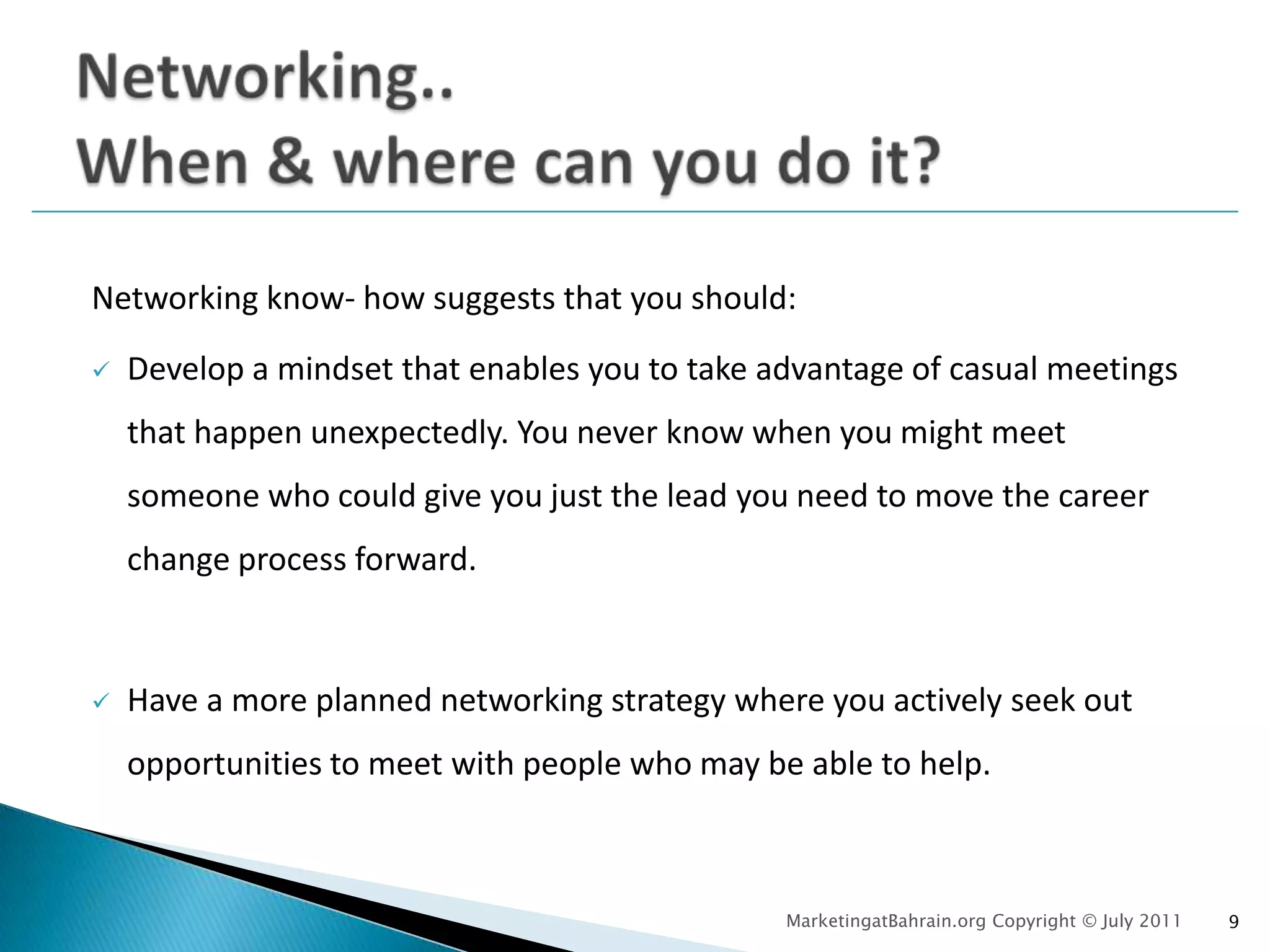 Learn from the experience of others