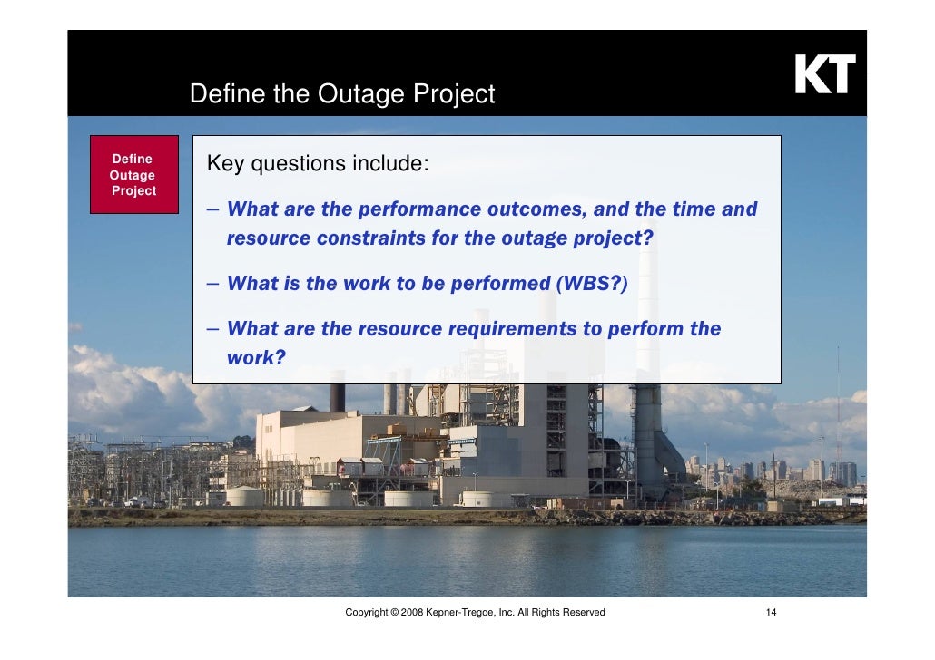 Successful Outage Management Lessons Learned From Global ...