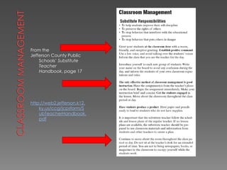 Online Video TutorialsBe Smart – Use SmartFindExpress.Online system for tracking your job assignments.Check SmartFindExpress for general announcements and upcoming jobs.https://subcenter.jefferson.k12.ky.us/logOnInitAction.do