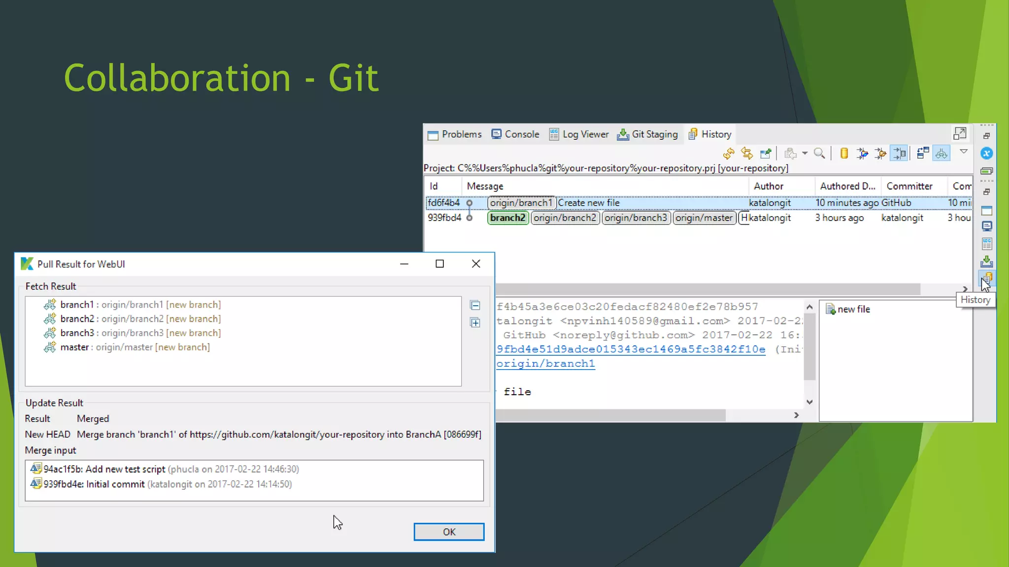 Collaboration - Git
 