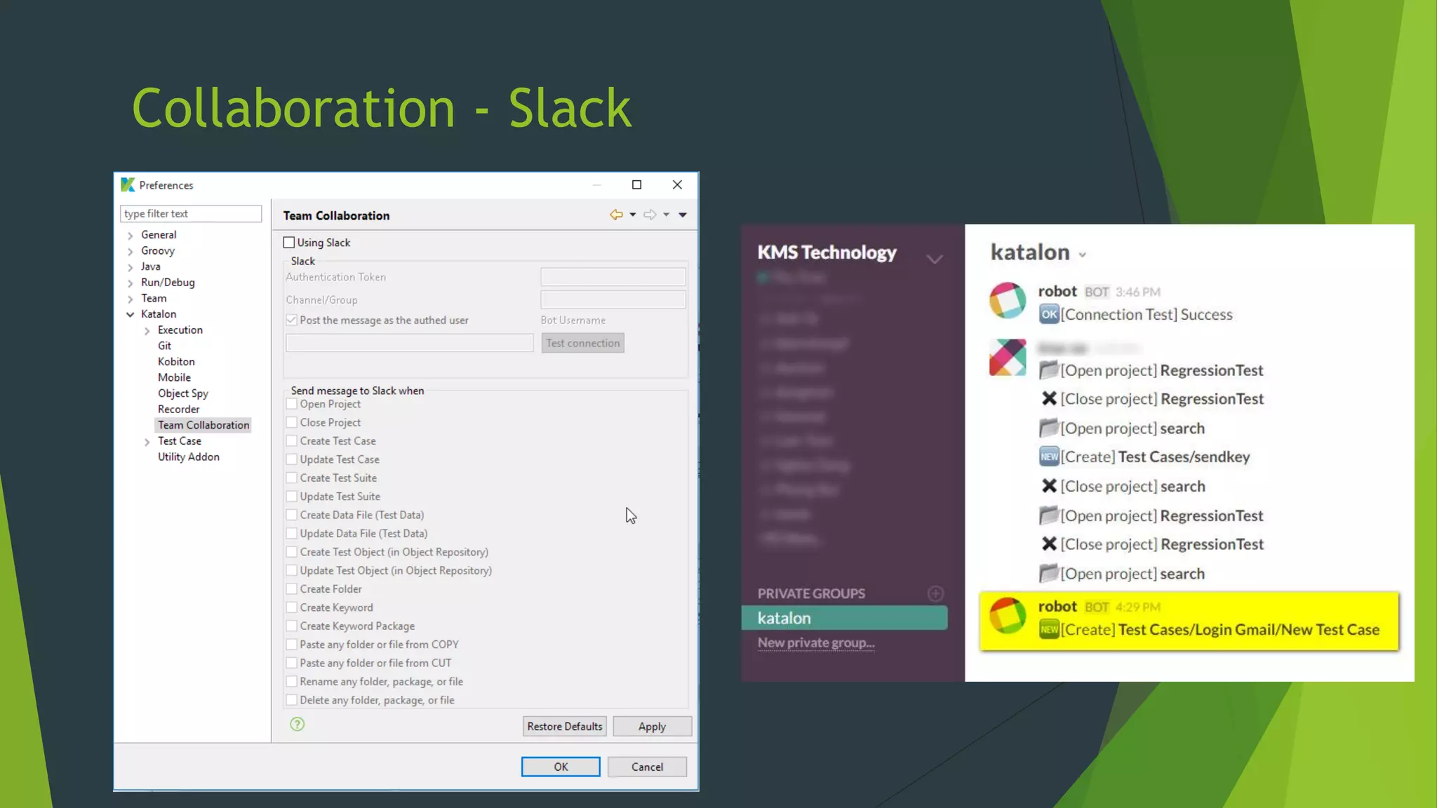 Collaboration - Slack
 