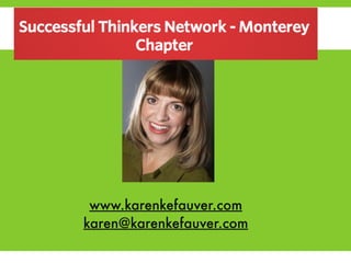 Social Media for Mount with Karen Kefauver 
! 
! 
! 
! 
F 
www.karenkefauver.com 
karen@karenkefauver.com 
 