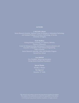 AUTHORS


                               J. McGrath Cohoon
Senior Research Scientist, National Center for Women & Informat...