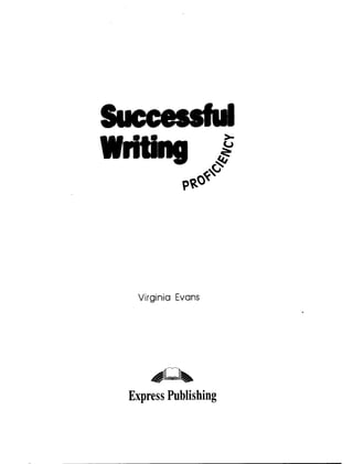 Successful writing book
