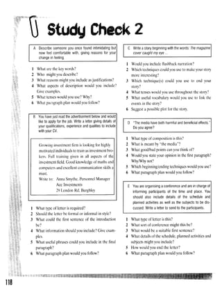 Successful writing proficiency