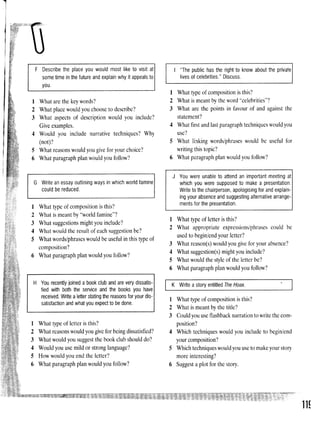 Successful writing proficiency